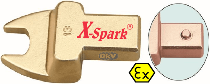 Đầu cờ lê chong chay no x-spark 140A-1002 , x-spark non sparking insert wrench 140A-1002