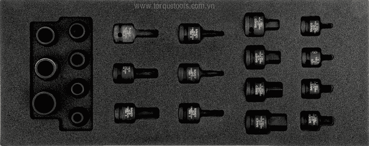 Khay dung cu  Bahco FF1E2211, Bahco soft foam insert FF1E2211
