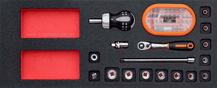 Khay dung cu  Bahco FF1E2004, Bahco soft foam insert FF1E2004
