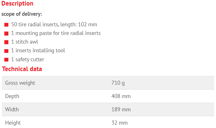 Khay dụng cụ BGS 4124, BGS soft foam inserts 4124