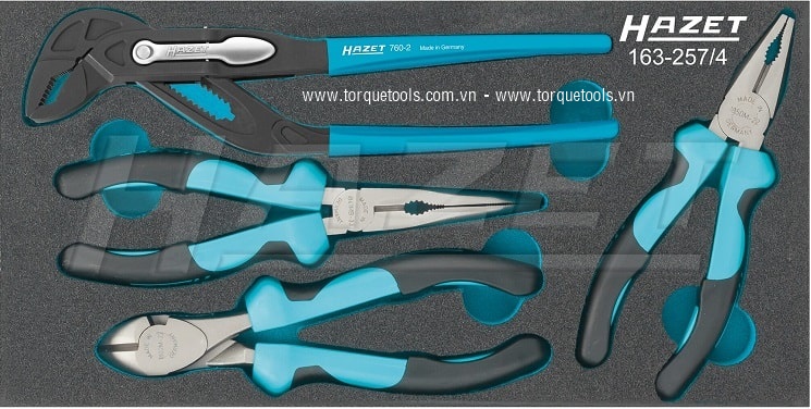 Khay dụng cụ Hazet 163-257/4, Hazet plastic foam inserts 163-257/4