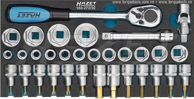 Khay dụng cụ Hazet 163-272/32, Hazet plastic foam inserts 163-272/32
