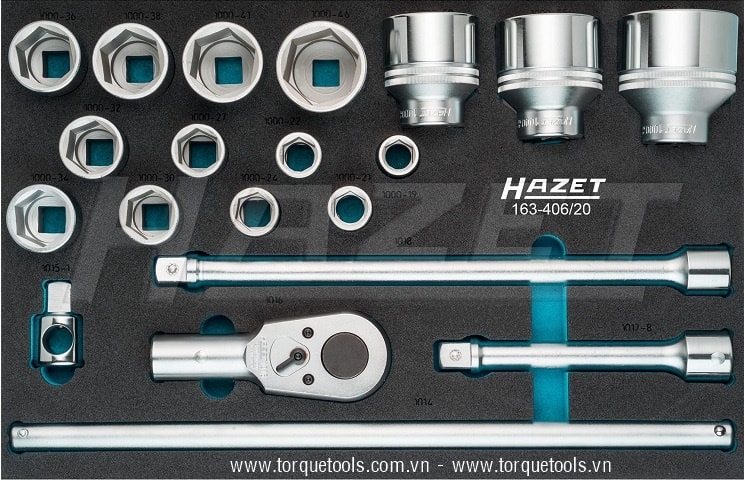 Khay dụng cụ Hazet 163-406/20, Hazet plastic foam inserts 163-406/20