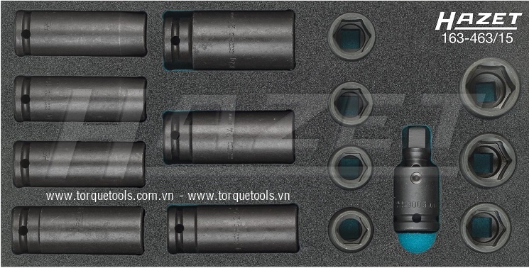 Khay dụng cụ Hazet 163-463/15, Hazet plastic foam inserts 163-463/15