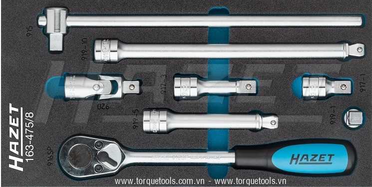 Khay dụng cụ Hazet 163-475/8, Hazet plastic foam inserts 163-475/8