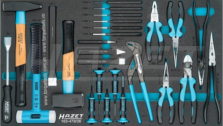 Khay dụng cụ Hazet 163-479/26, Hazet plastic foam inserts 163-479/26