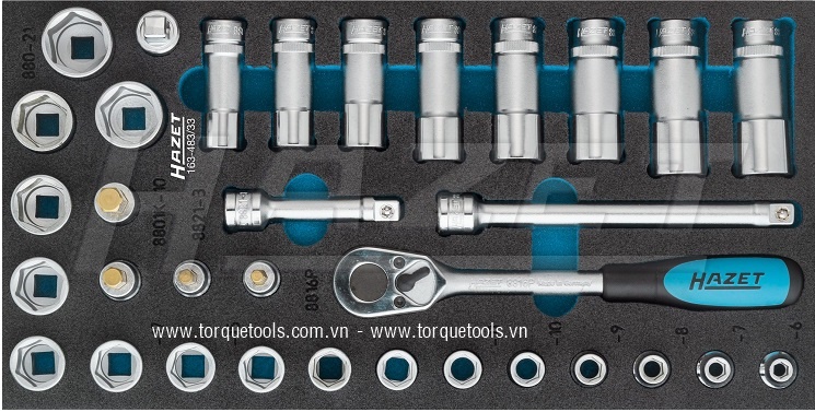 Khay dụng cụ Hazet 163-483/33, Hazet plastic foam inserts 163-483/33