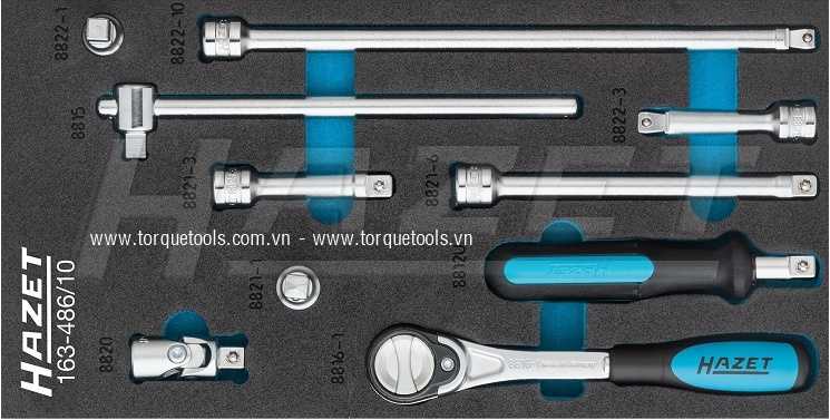 Khay dụng cụ Hazet 163-486/10, Hazet plastic foam inserts 163-486/10 