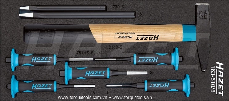 Khay dụng cụ Hazet 163-510/8, Hazet plastic foam inserts 163-510/8