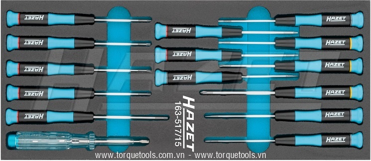 Khay dụng cụ Hazet 163-517/15, Hazet plastic foam inserts 163-517/15