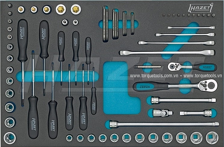 Khay dụng cụ Hazet 163-53/75, Hazet plastic foam inserts 163-53/75