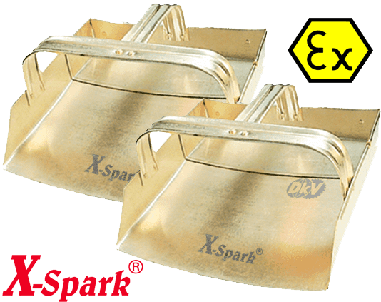 khay xuc chong chay no x-spark 282-1004 , x-spark non sparking dustpan 282-1004