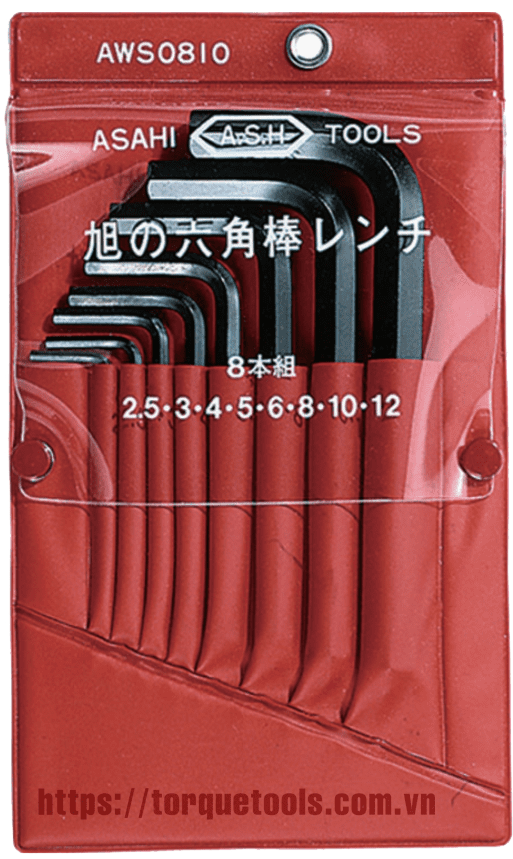 bo luc lang asahi AWS0810 , asahi hexagon key wrench AWS0810