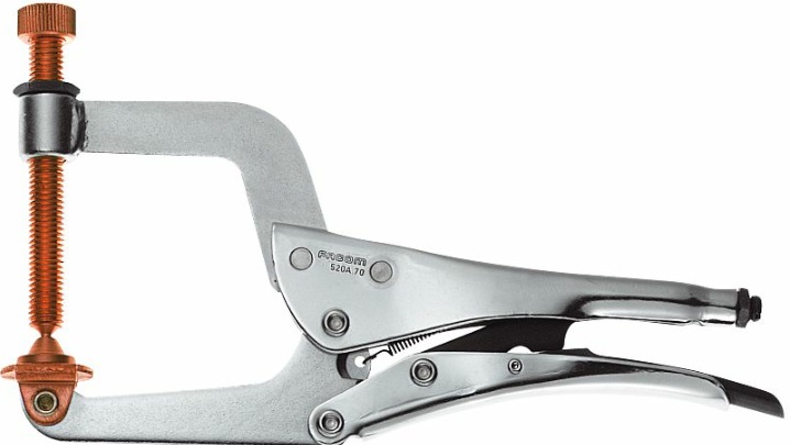 kim chet facom 520A.70, Facom short-nose lock-grip pliers 520A.70