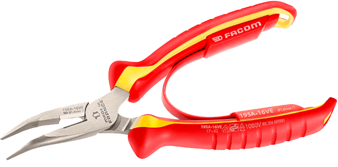 kim mo nhon facom 193A.16VE, facom half-round nose pliers 193A.16VE