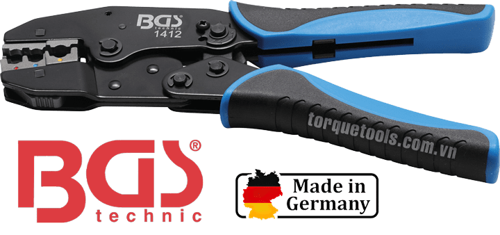 Kìm bấm cốt BGS 1412, BGS crimping pliers 1412