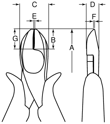 Kìm cắt cách điện Bahco 2674 NVDE, Bahco VDE cutting pliers 2674 NVDE