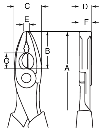 Kìm cách điện đa năng Bahco 2678V-160, Bahco VDE combination pliers 2678V-160
