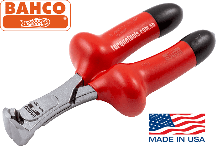 Kìm cắt cách điện Bahco 527V-160, Bahco VDE cutting pliers 527V-160
