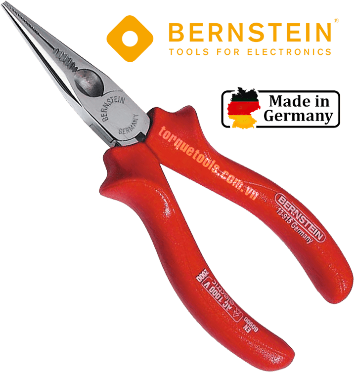 kim mui nhon cach dien bernstein 13-915-vde, bernstein vde flat nose pliers 13-915-vde