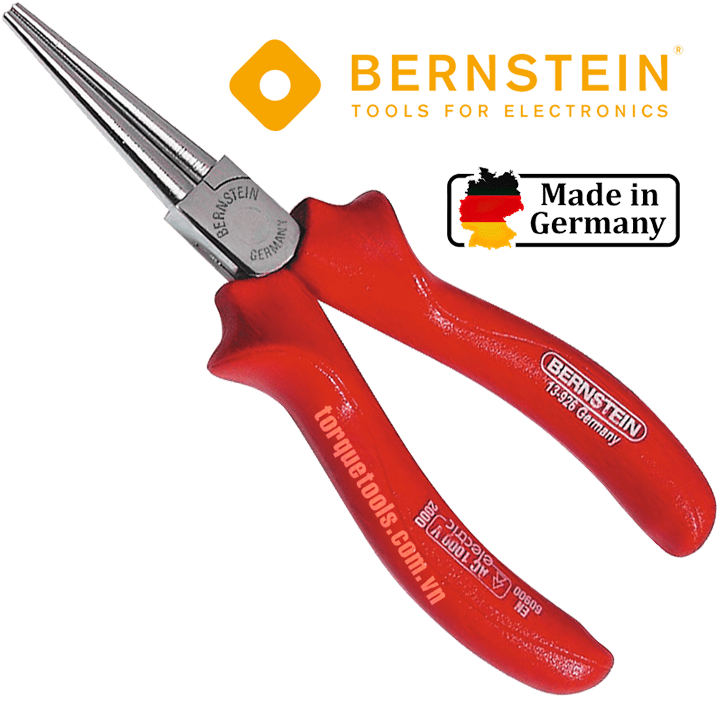 kim mui nhon cach dien bernstein 13-926-vde, bernstein vde flat nose pliers 13-926-vde