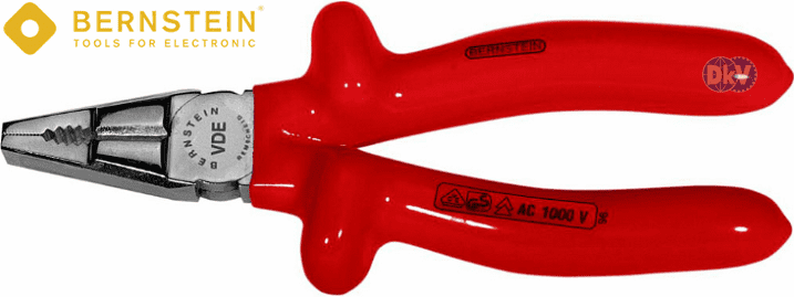 kim cach dien da nang Bernstein 13-708 VDE, Bernstein VDE combination pliers 13-708 VDE
