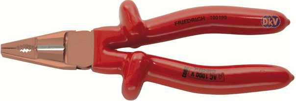 kim cach dien da nang Friedrich 100199, Friedrich VDE combination pliers 100199