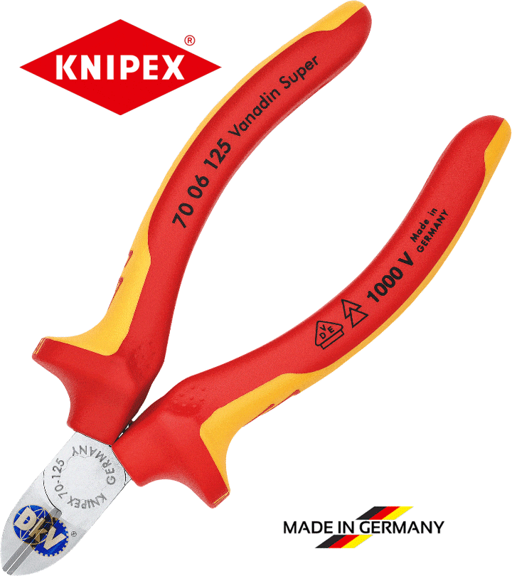 kim cat Knipex 70 06 125, Knipex cutting pliers 70 06 125