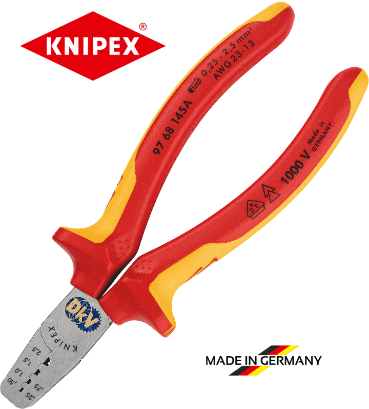 kim bam knipex 97 68 145 A, knipex crimping pilers 97 68 145 A