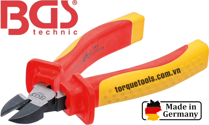 kim cat cach dien BGS 7154 , bgs vde cutter pliers 7154