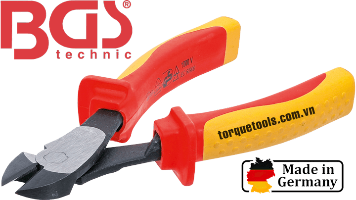 kim cat cach dien BGS 7155, bgs vde cutter pliers 7155