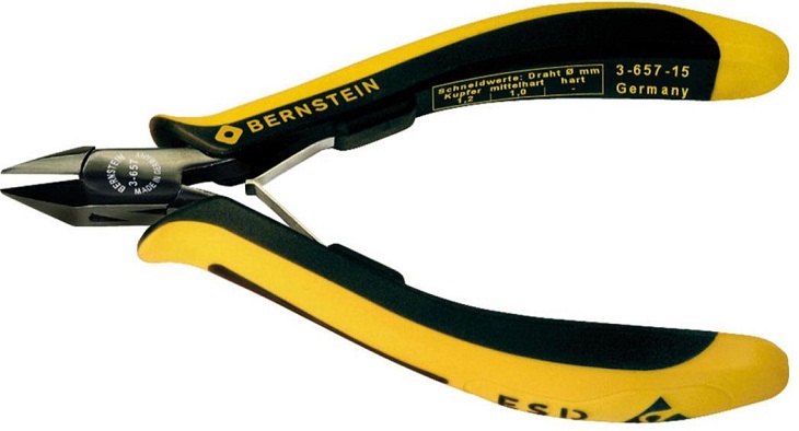 Kìm cắt chống tĩnh điện Bernstein 3-657-15, Bernstein ESD Side Cutter 3-657-15