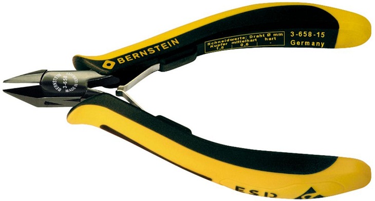 Kìm cắt chống tĩnh điện Bernstein 3-658-15, Bernstein ESD Side Cutter 3-658-15