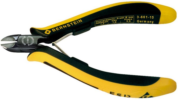 Kìm cắt chống tĩnh điện Bernstein 3-661-15, Bernstein ESD Side Cutter 3-661-15