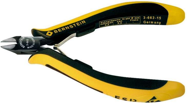 Kìm cắt chống tĩnh điện Bernstein 3-663-15, Bernstein ESD Side Cutter 3-663-15
