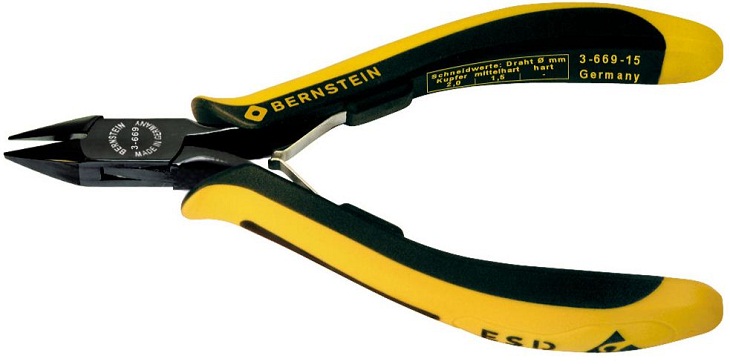 Kìm cắt chống tĩnh điện Bernstein 3-669-15, Bernstein ESD Side Cutter 3-669-15