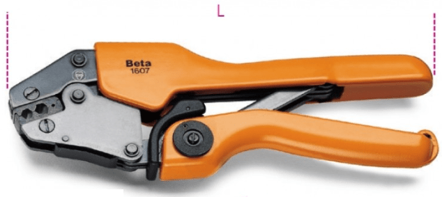 kim chết beta 1607, beta self-locking pliers for insulated terminals 1607