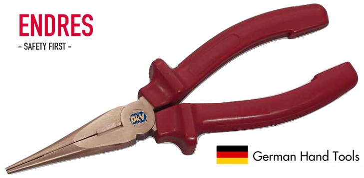 Kìm mũi dài chống cháy nổ Endress 0631800C, Endress non sparking long nose plier0631800C