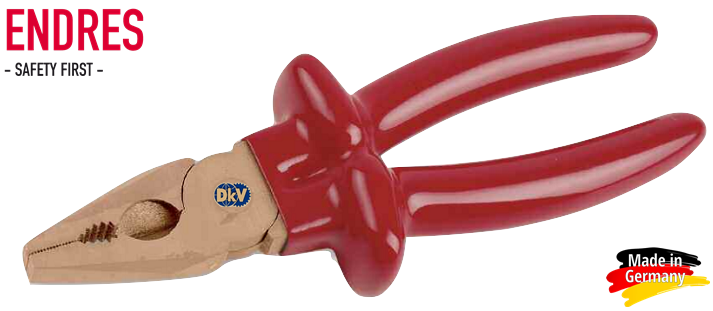 Kìm đa năng chống cháy nổ Endress 1601000C , Endress non sparking Combination plier 1601000C 