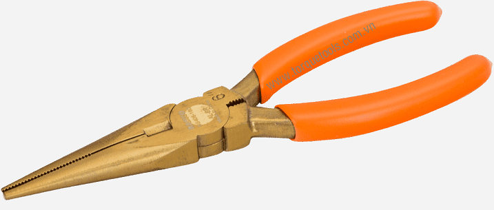 Kìm mui dài chống cháy nổ Bahco ns406-200 , bahco non sparking long nose plier ns406-200