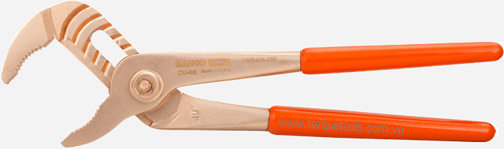 Kìm bơm nước chống cháy nổ bahco nsb408-250 , kìm mỏ quạ chống cháy nổ Bahco nsb408-250 , bahco non sparking water pump plier  nsb408-250