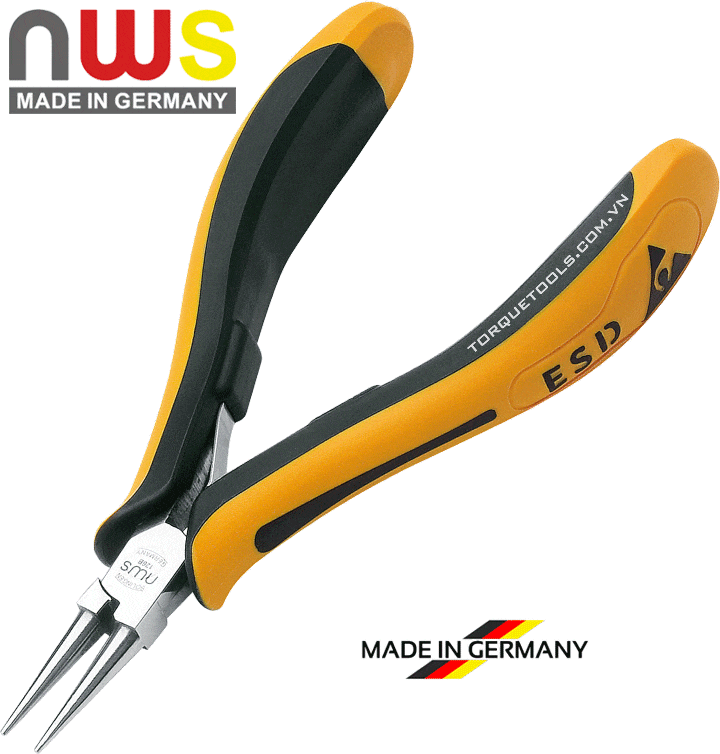 kim mo nhon chong tinh dien nws 126B-79-ESD-120-SB, nws chain nose pliers esd 126B-79-ESD-120-SB