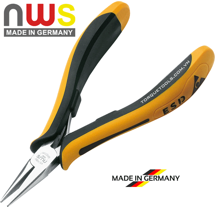 kim mo nhon chong tinh dien nws 126C-79-ESD-120-SB, nws chain nose pliers esd 126C-79-ESD-120-SB