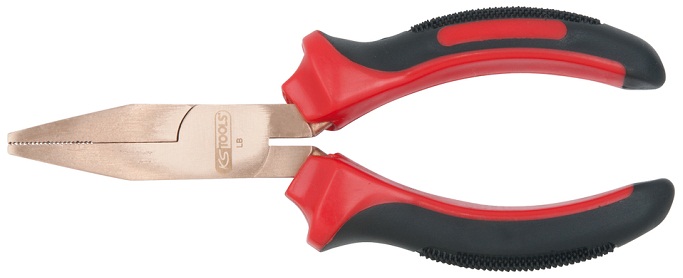 Kìm mũi phẳng chống cháy nổ KS Tools 962.0630, KS Tools non sparking flat nosed pliers 962.0630 