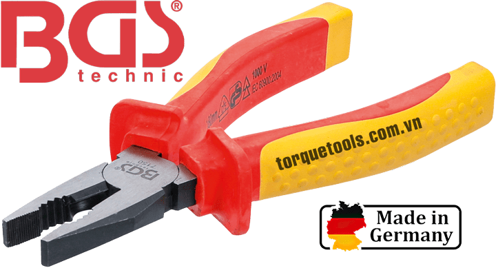 Kìm cách điện đa năng BGS 7150, BGS VDE combination pliers 7150