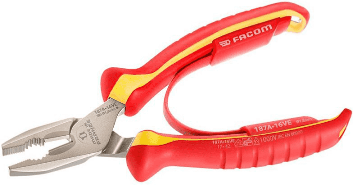 kim cach dien da nang facom 187.16ve, facom vde combination pliers 187.16ve
