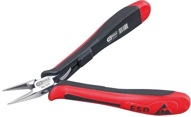 Kìm mũi dài chống tĩnh điện KS Tools 500.7078 , KS Tools ESD long nose pliers 500.7078 
