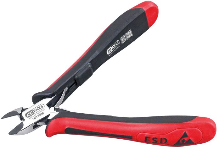 Kìm cắt chống tĩnh điện KS Tools 500.7091 , KS Tools ESD cable side cutters pliers 500.7091 