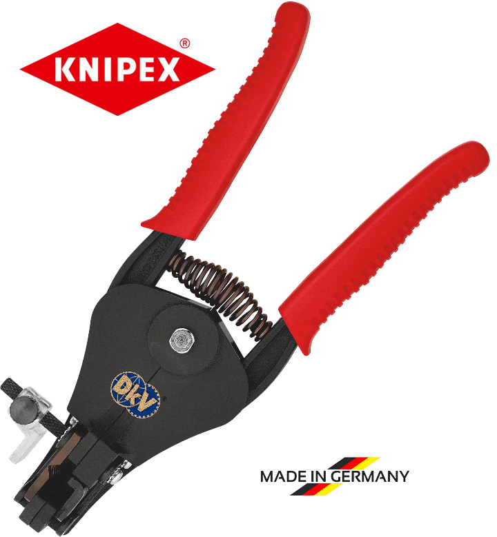 Kìm tuốt dây Knipex 12 11 180, Knipex wire stripping pliers 12 11 180