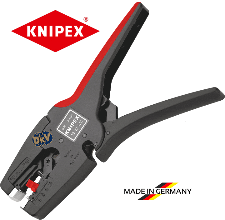 Kìm tuốt dây Knipex 12 42 195, Knipex wire stripping pliers 12 42 195
